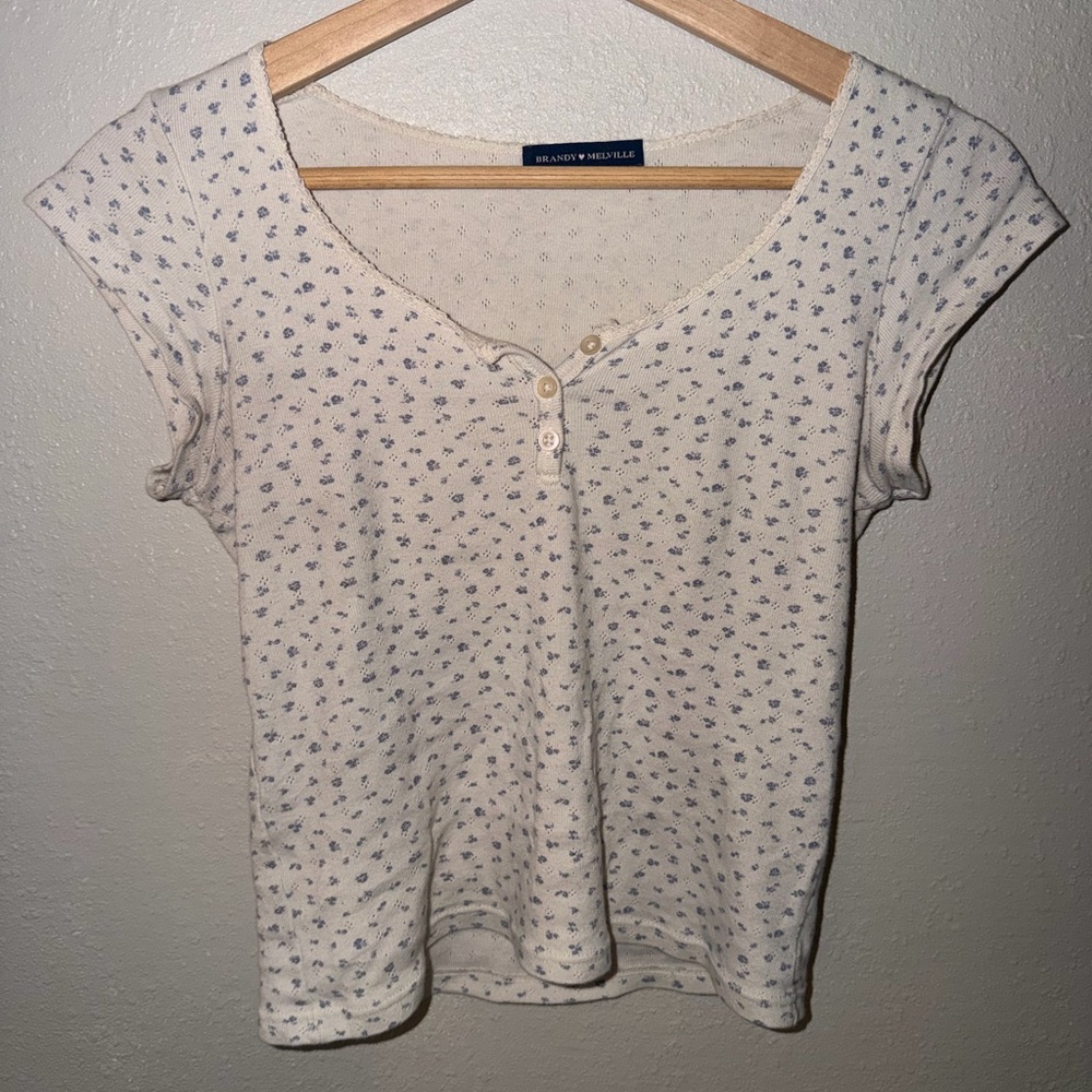 brandy floral top